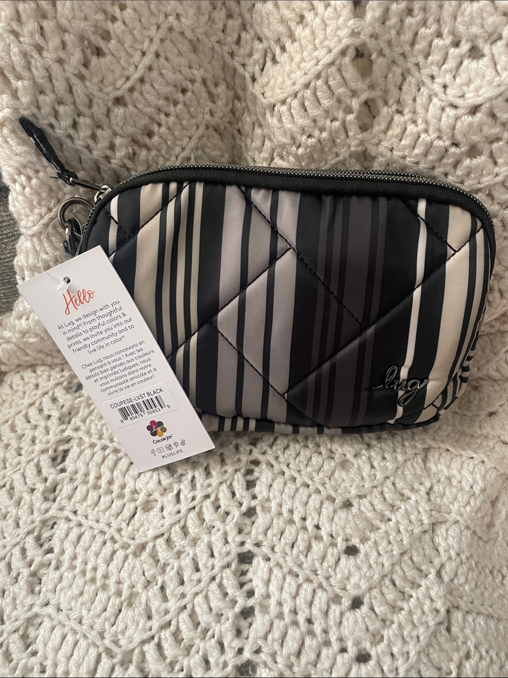 NWT- Lug Coupe SE Love stripe Black